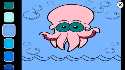 Sea Creatures Coloring Pages iPhone screenshot