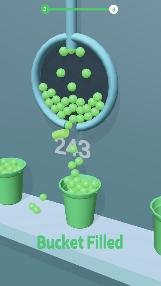 #2. fill buckets with Balls (iOS) Podle: Catobilli Games