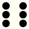 Dice White テーブルゲームに１個から６個のさいころ