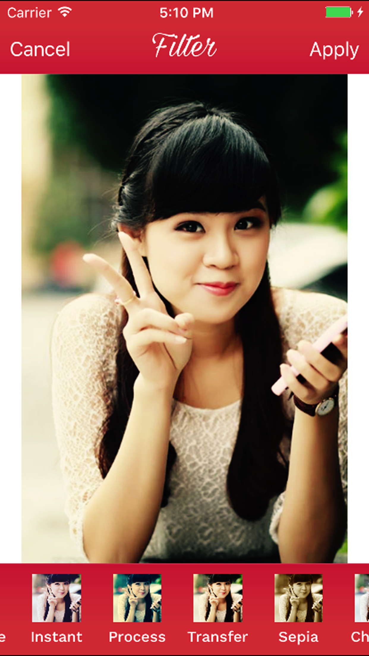 Selfie Camera Editor screenshot 4