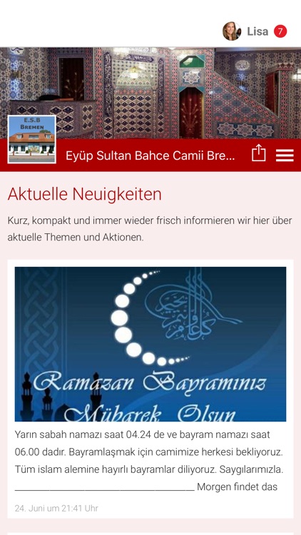 Eyüp Sultan Bahce Camii Bremen