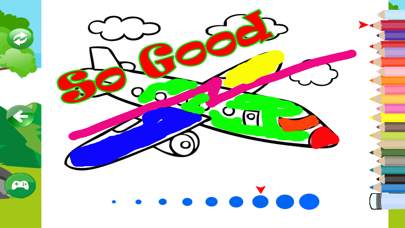 Screenshot #3 pour Coloriage heureux du jeu d'avion