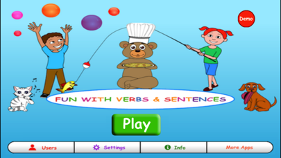 Screenshot #1 pour Fun with Verbs & Sentences