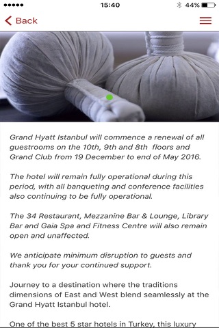 Grand Hyatt Istanbul screenshot 2