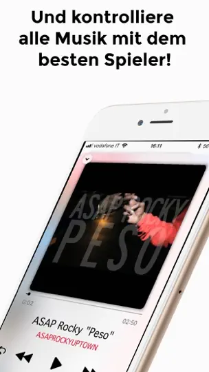 Screenshot von FMusic - Musik Player auf dem iPhone 5