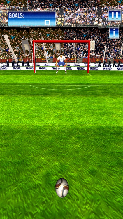 Soccer kick Football game