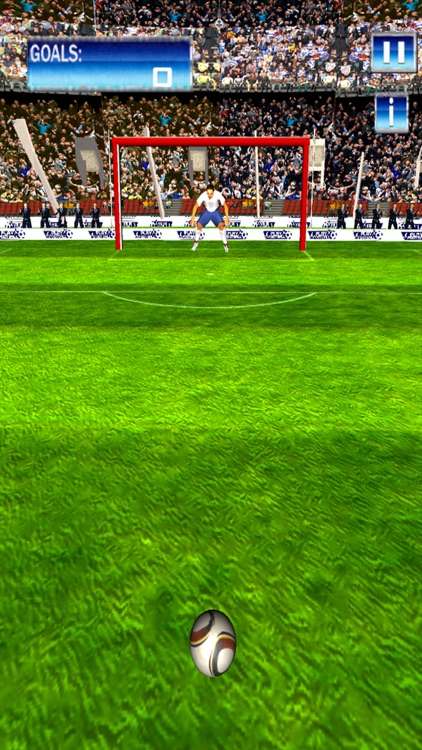 Soccer kick Football game