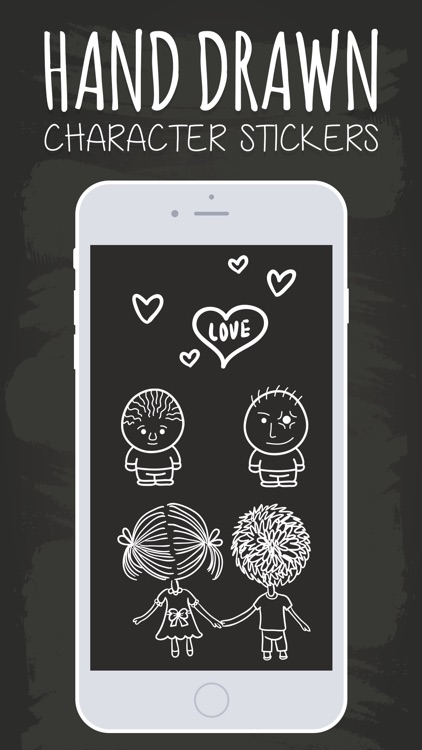 Hand Drawn Character Stickers