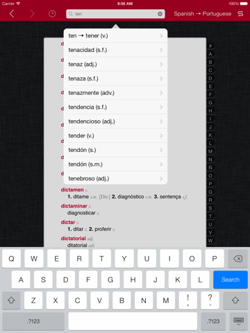 Screenshot #6 pour Accio: Espagnol-Portugais