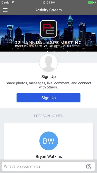 32nd Annual ASPE Meeting screenshot 2