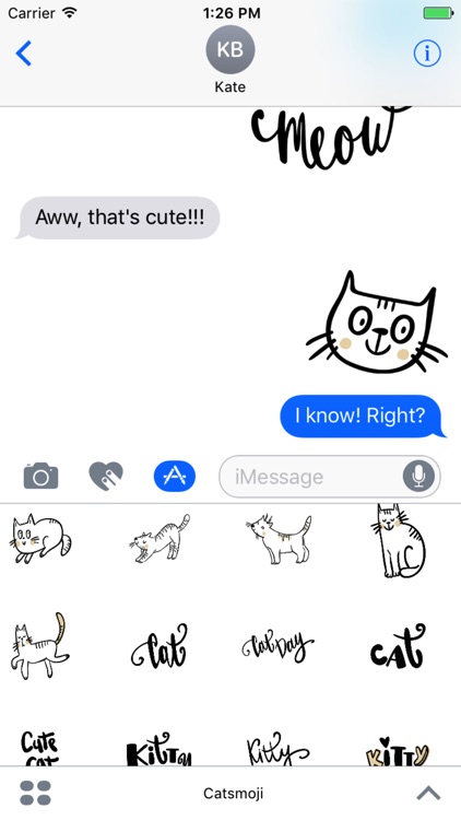 Catsmoji Kitty Cat Emoji and Stickers screenshot-4