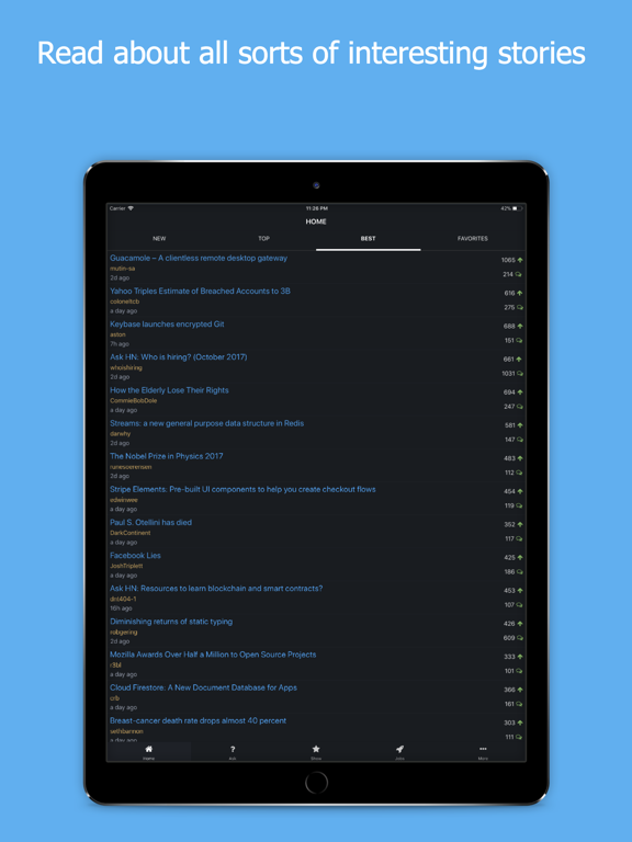 Screenshot #4 pour Hacker Buzz