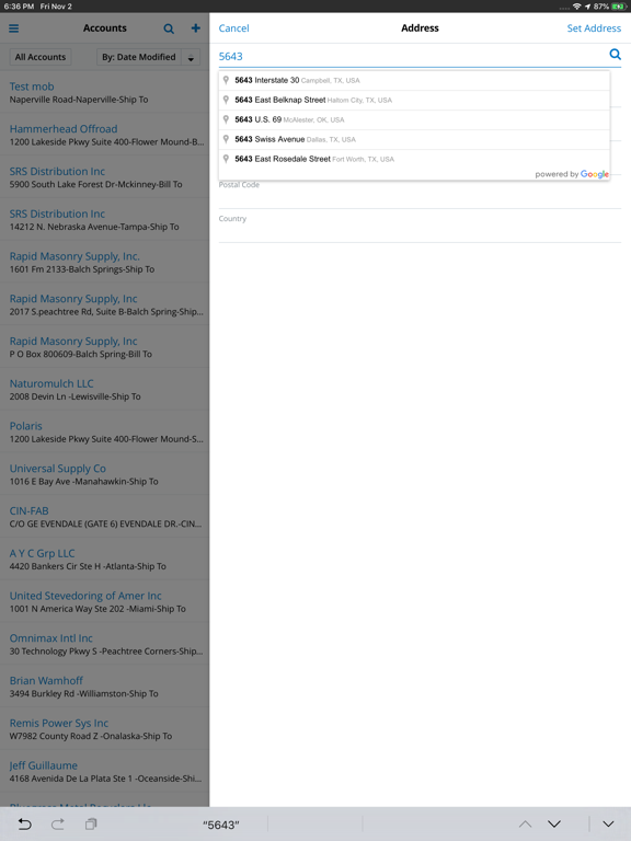 EQD CRM iPad screenshot 4 - Business app