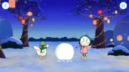 sarah & duck: build a snowman iphone screenshot 1