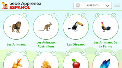 Screenshot #2 pour Bébé Learn - ESPAGNOL