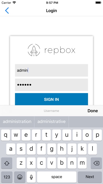 RepBox screenshot 2