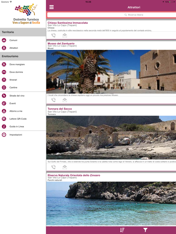 Screenshot #4 pour Vini e Sapori Sicilia