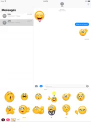 funny animated emoji stickers iPad Captures Décran 1