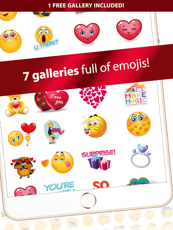 Screenshot #5 pour Love Emoji – Extra Emojis Keyboard