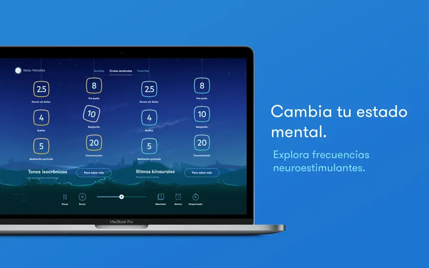 Captura de pantalla de Relax Melodies: Sleep Sounds en iPhone 4