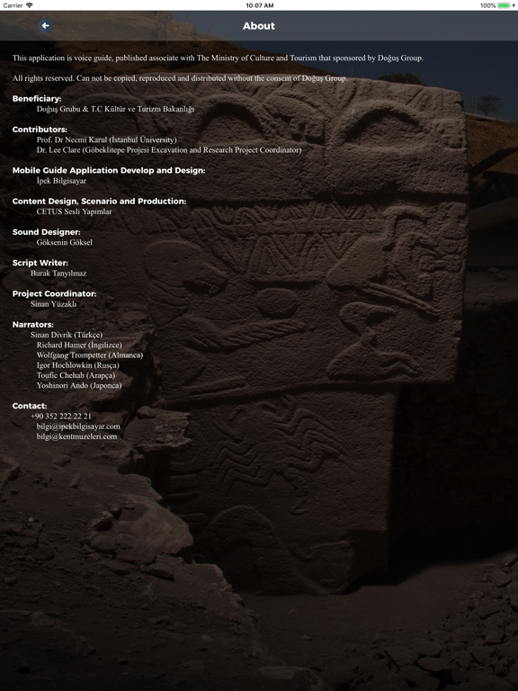 Gobeklitepe - The Fist Temple iPad screenshot 4 - Reference app