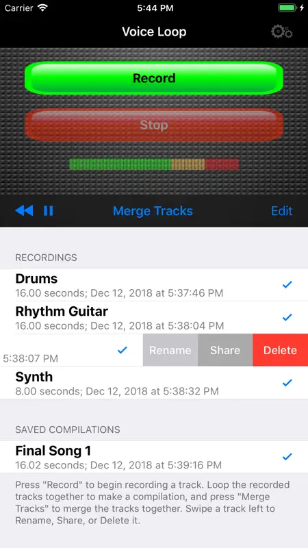 Voice Loop screenshot 4 of 4