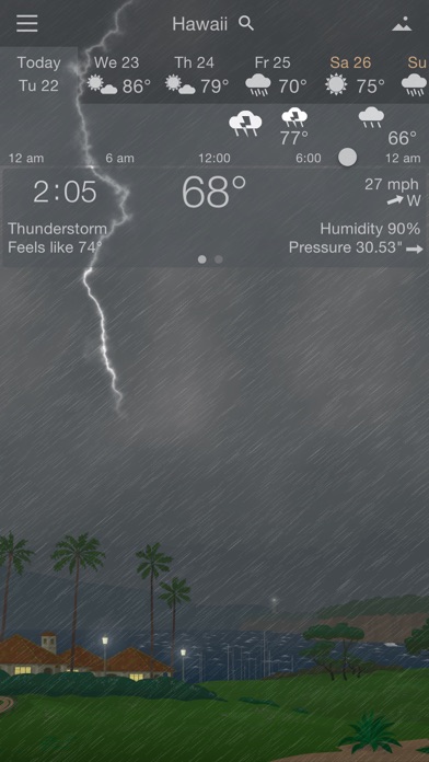 Awesome Weather YoWindow Screenshot
