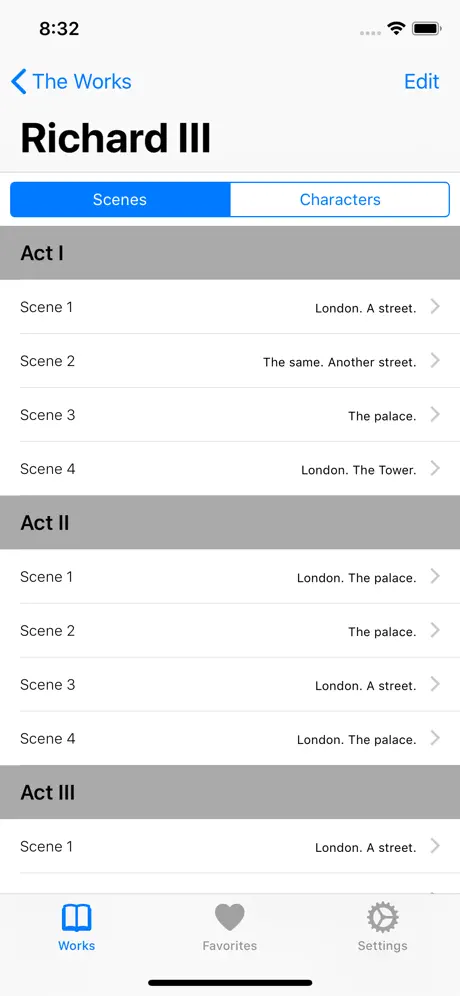 The Shakespeare App