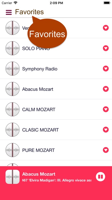 Mozart classic music radio FM screenshot 4