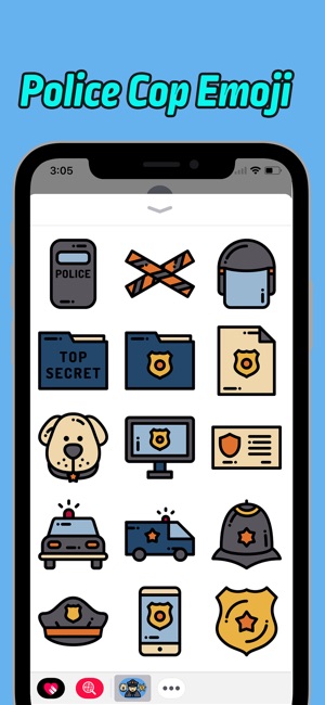 Police Cop Emoji(圖2)-速報App