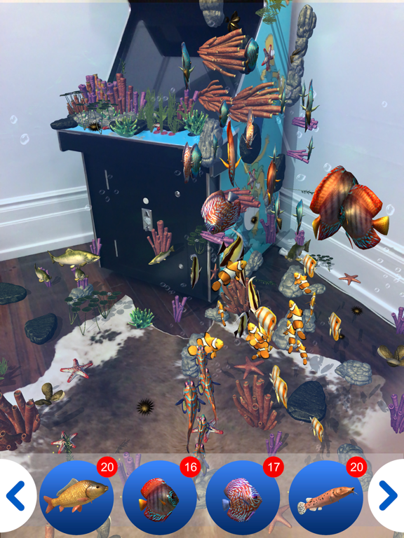Fish Tank AR iPad screenshot 4 - Entertainment app