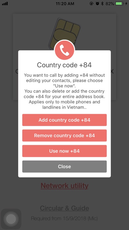Smart contact for prefix 11-10