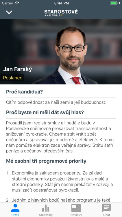 STAN – hlídač poslanců