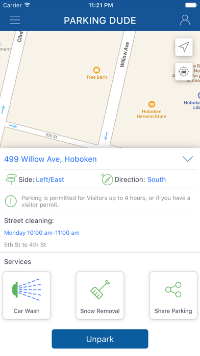 Parking Dude - Hoboken Screenshot 3 - AppWisp.com Parking Dude - Hoboken Screenshot 3 - AppWisp.com