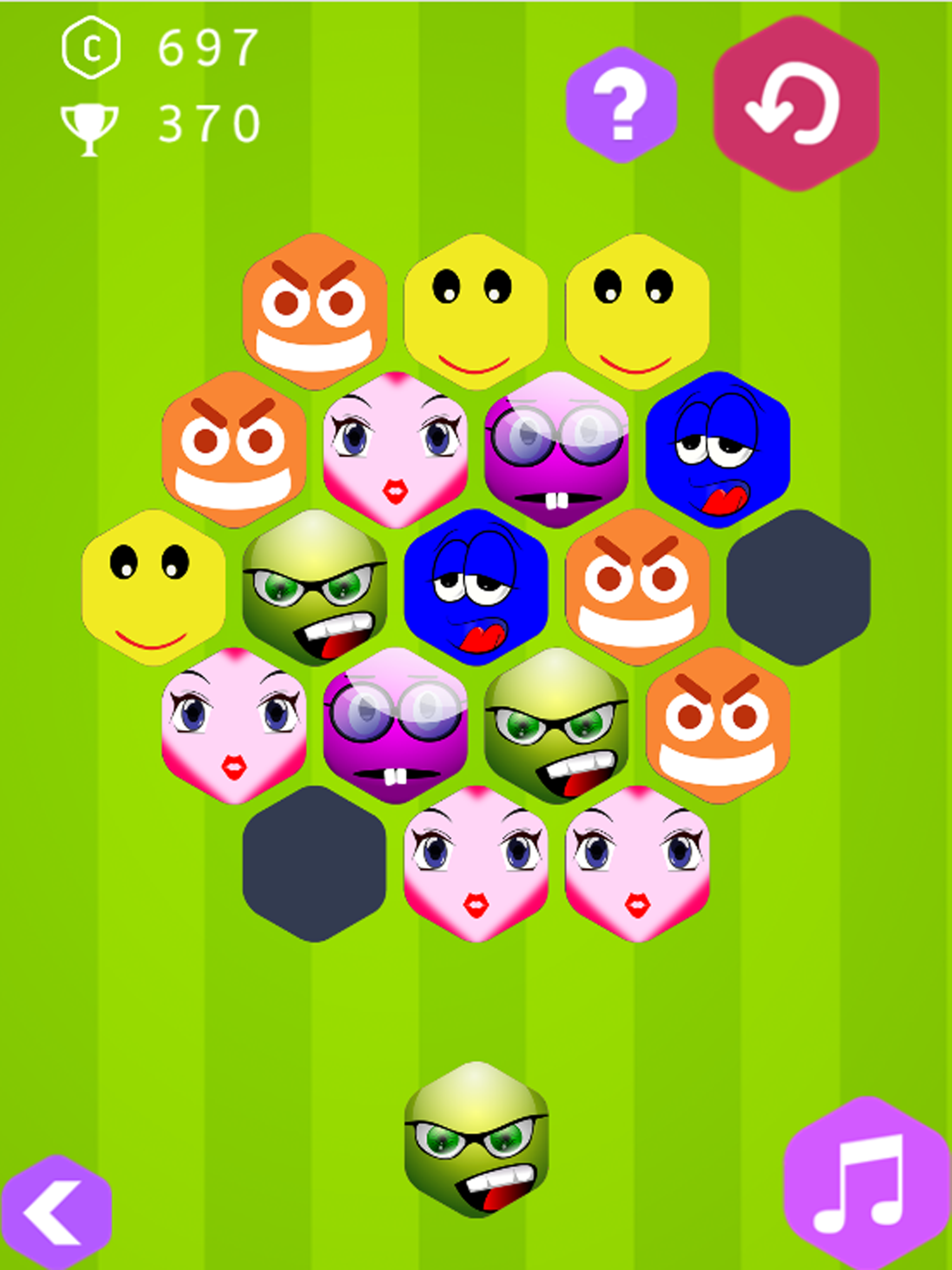 Emoji Blitz : Make Hexa 5 & 7
