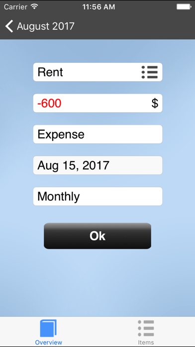 Account-Book Screenshot