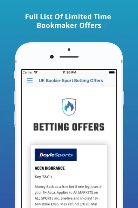 UK Bookie-Sport Betting Offers