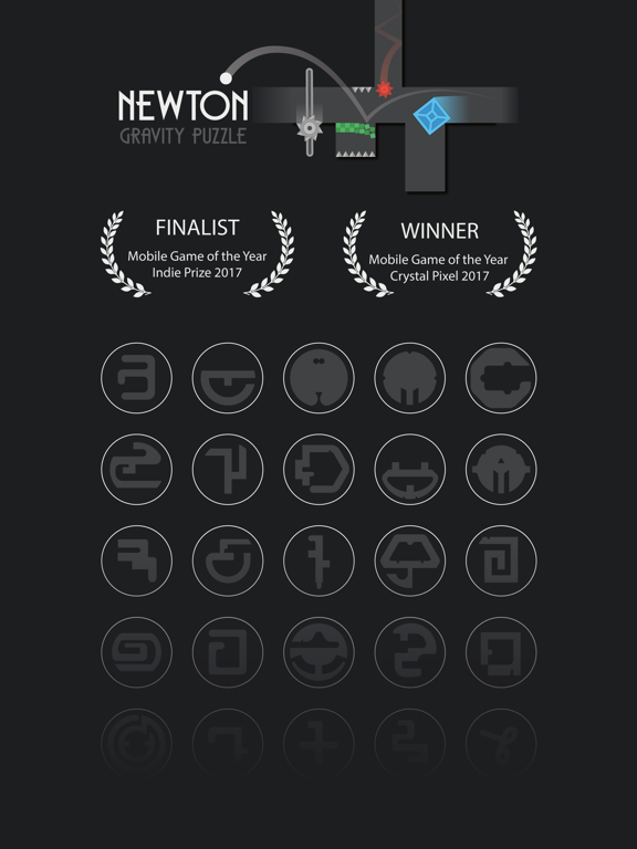 Newton - Gravity Puzzle iPad screenshot 1 - Games app