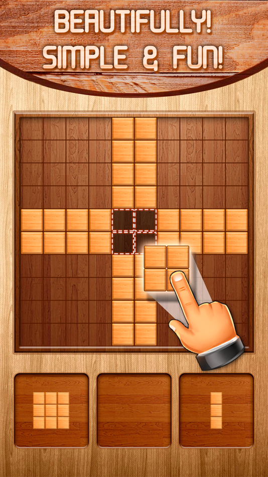 #1. Wood Block Puzzle Plus (iOS) Podle: Conafox