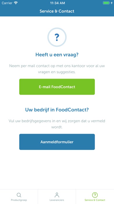 Food Contact screenshot 2