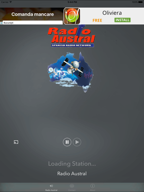 Radio Austral iPad screenshot 3 - Music app