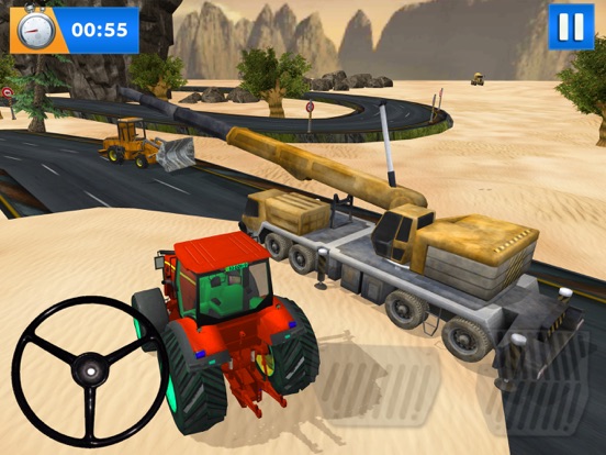 Off Road Tractor Driving Sim iPad screenshot