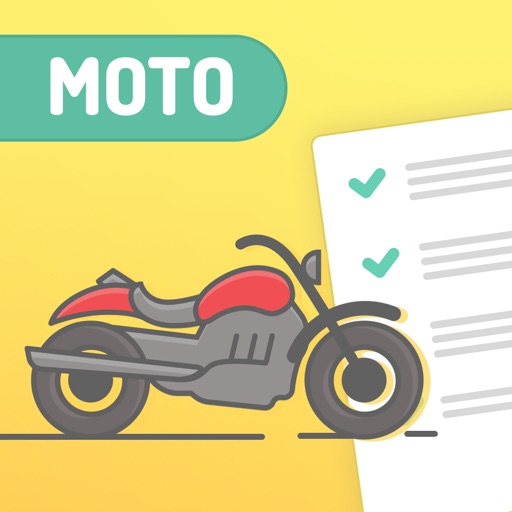 Motorcycle US  DMV Permit test icon