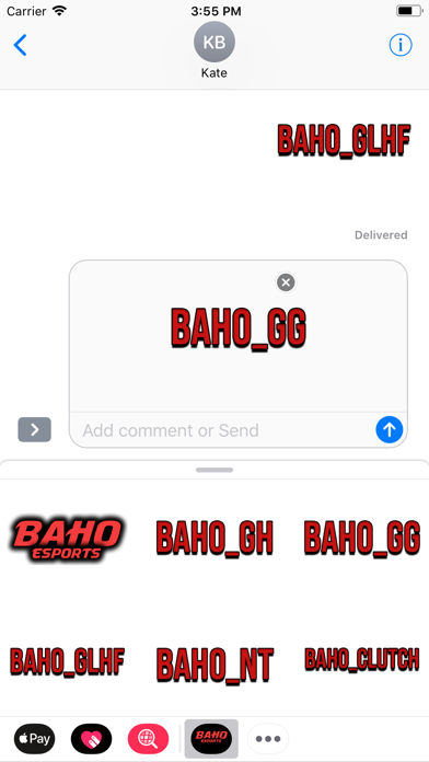 Baho Esports Stickers screenshot 2
