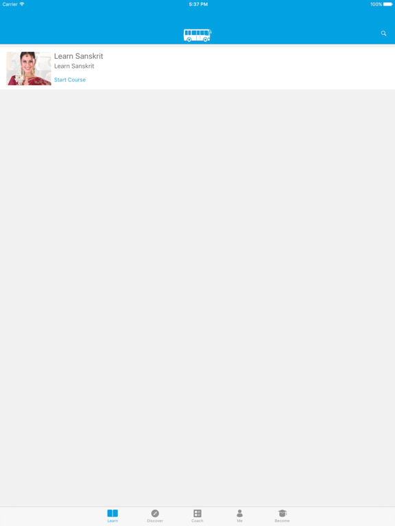 Learn Sanskrit via Videos iPad screenshot 1 - Education app