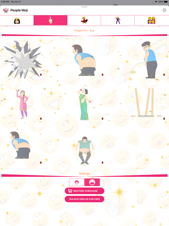 People Moji -Funny Expressions iPad screenshot