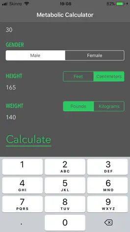 Game screenshot Metabolic Rate Calculator apk