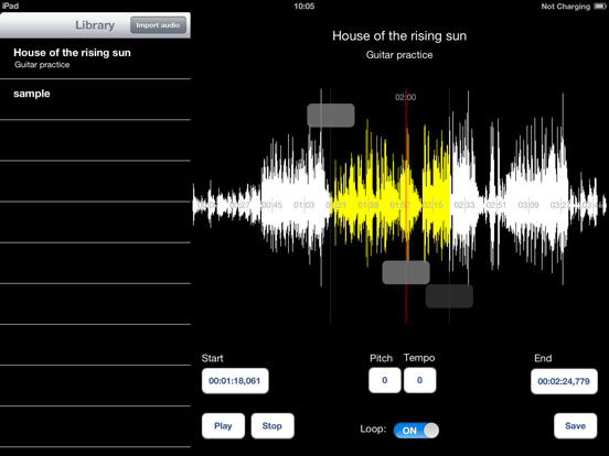 Music Speed Changer iPad app afbeelding 1