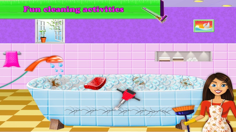 Washroom Repair Cleaning Game screenshot-3
