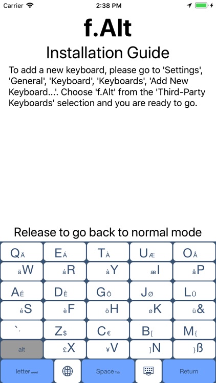 f.Alt - A Variant of "Alt"